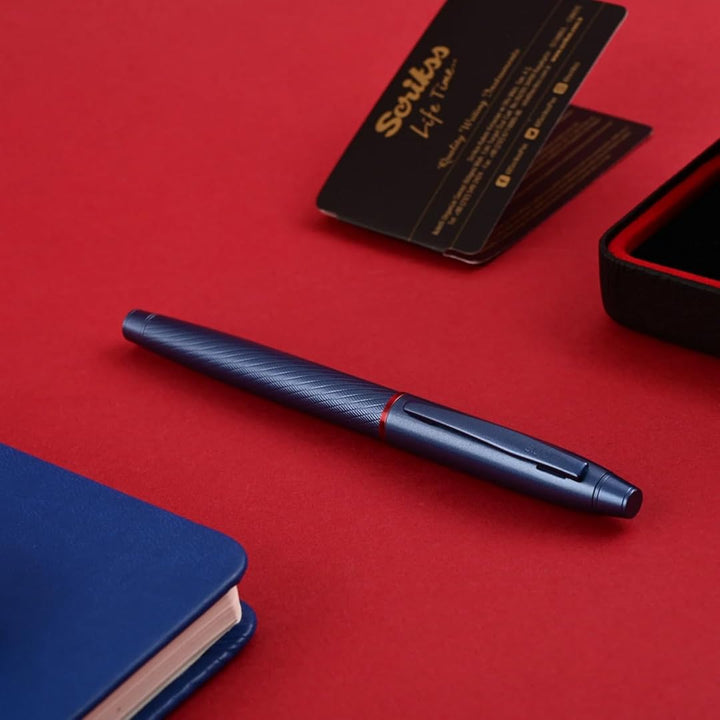 Scrikss |  Noble 35 | Roller Ball Point Pen | Blue