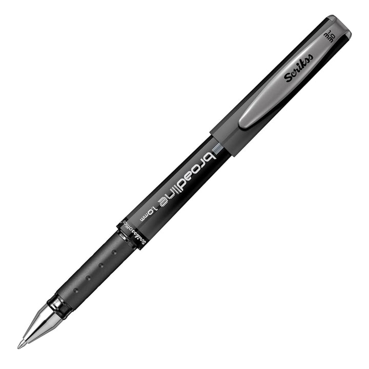 Scrikss | Office Broadline | 1.0mm | Gel Pen | Black | Pack Of 12