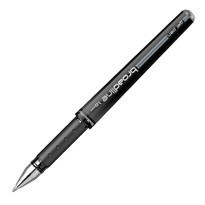 Scrikss Broadline Gel Pen 1mm (Pack Of 12) - Black