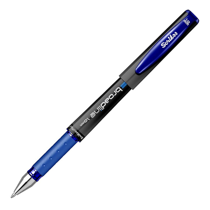 Scrikss | Office Broadline | 1.0mm | Gel Pen | Blue | Pack Of 12