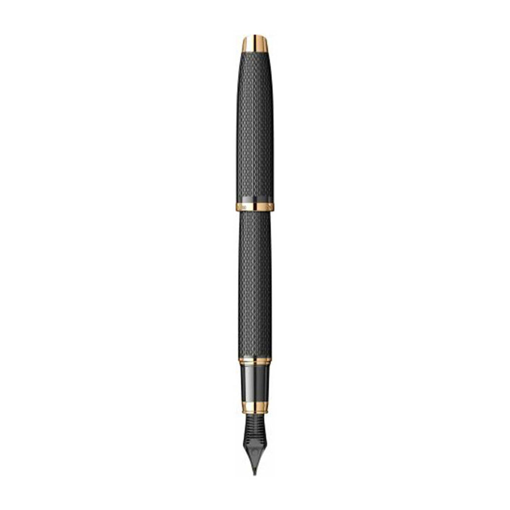 Scrikss Oscar 390 Medium Nib Fountain Pen - Matt Black GT