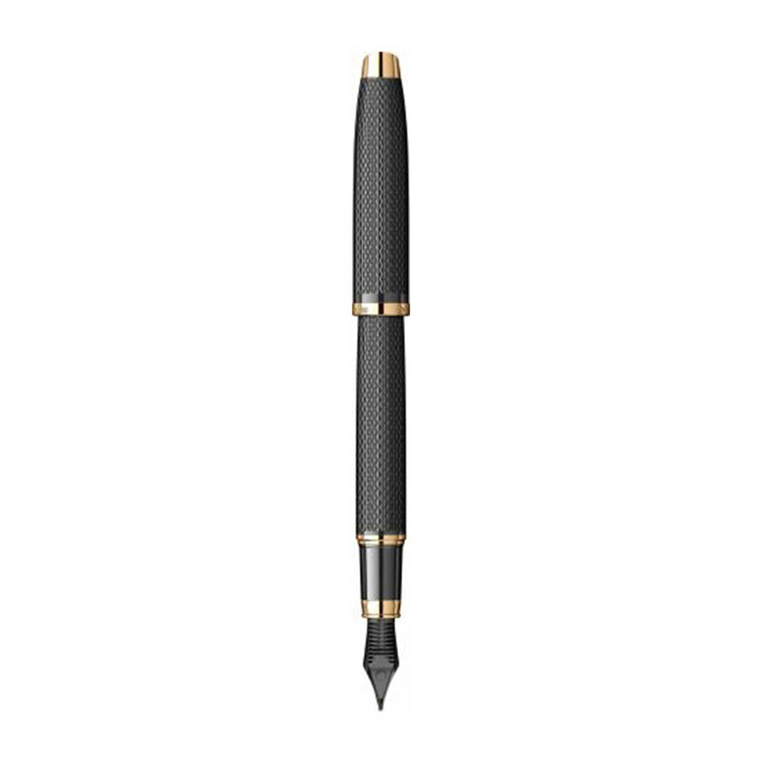 Scrikss Oscar 390 Medium Nib Fountain Pen - Matt Black GT