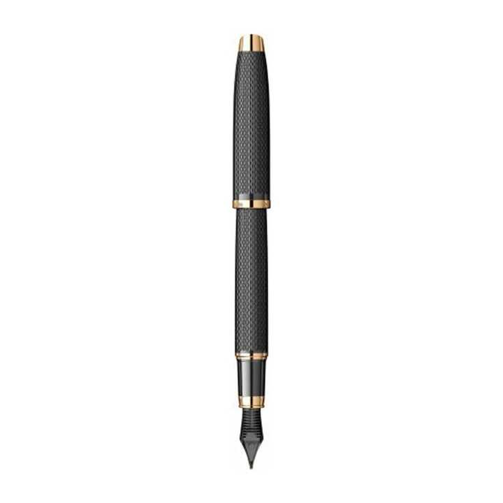 Scrikss Oscar 390 Medium Nib Fountain Pen - Matt Black GT