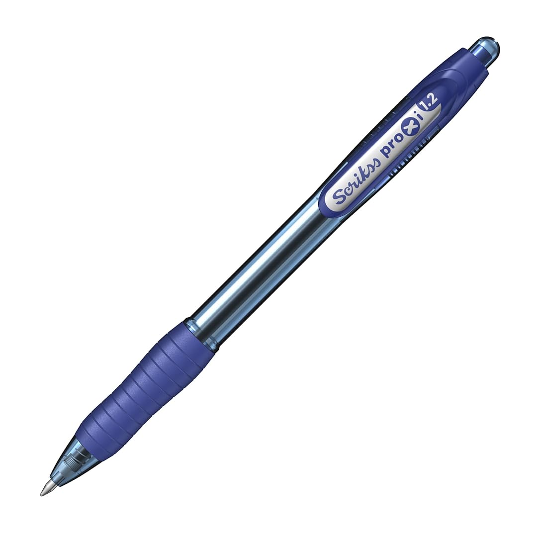 Scrikss | Proxi Series | Ball Point Pen | 12 Blue Barrel