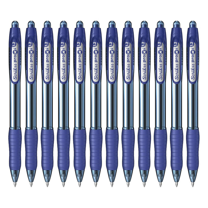 Scrikss | Proxi Series | Ball Point Pen | 12 Blue Barrel