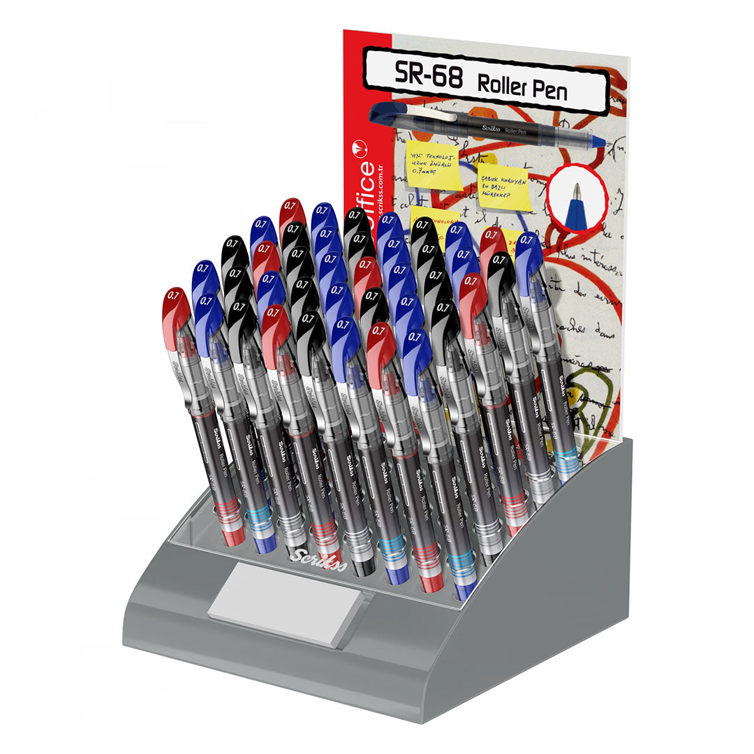 Scrikss SR-68 0.7mm Rollerball Pen | Black