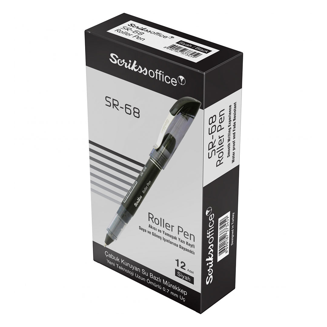 Scrikss SR-68 0.7mm Rollerball Pen | Black