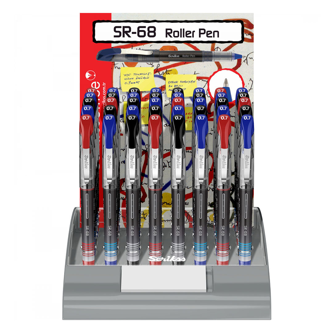 Scrikss SR-68 0.7mm Rollerball Pen | Black