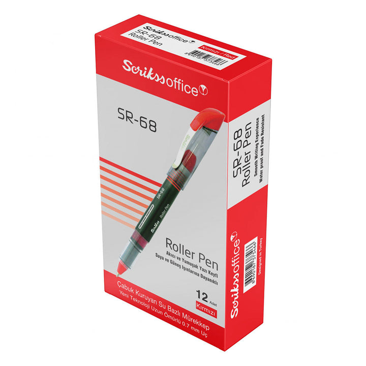 Scrikss SR-68 0.7mm Rollerball Pen | Red