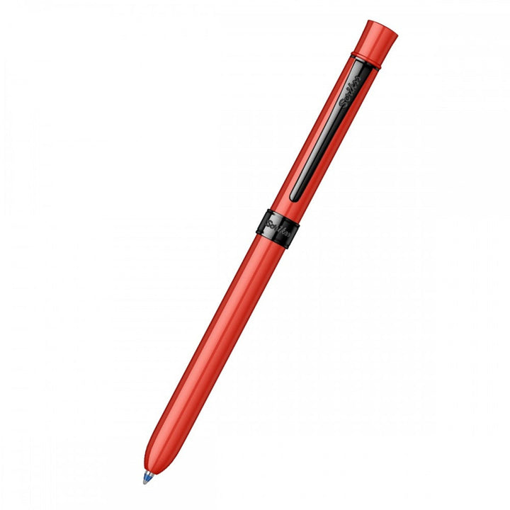 Scrikss Trio 93 Multi Function Pen - Red-BT Edition on a white background