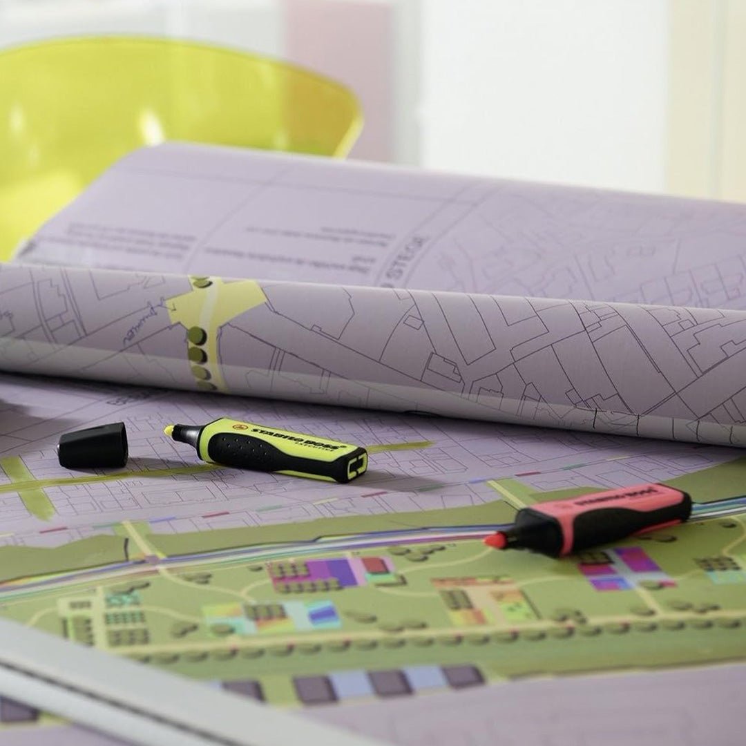 Stabilo | Boss Highlighter Pen| Executive Series | Yellow | 1 Piece - Aarcaai