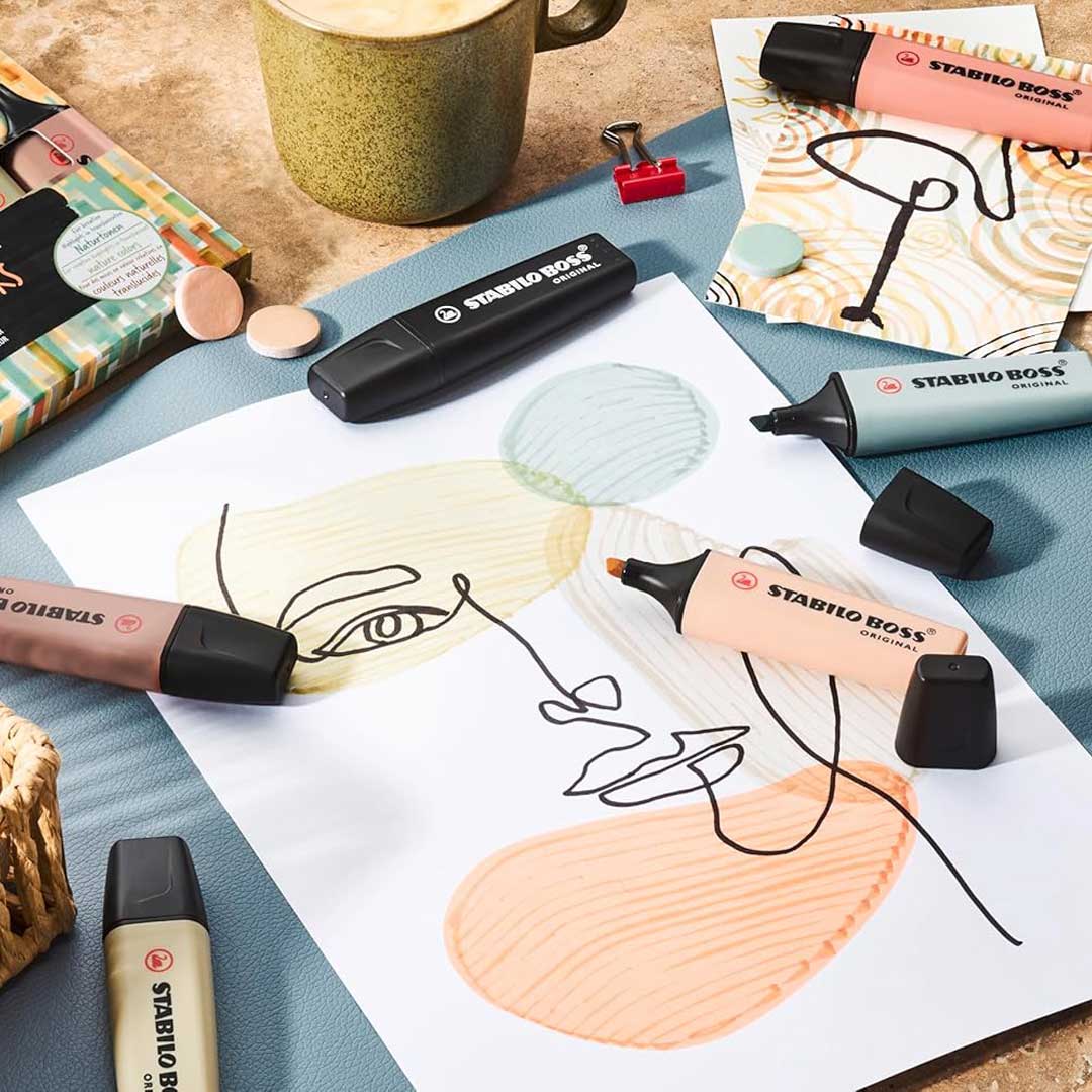 STABILO BOSS Original NatureColors Highlighter - Set of 30
