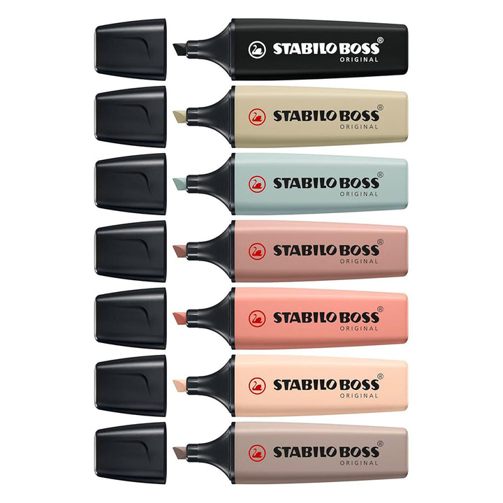 STABILO BOSS Nature Highlighter Pen – Pack of 30