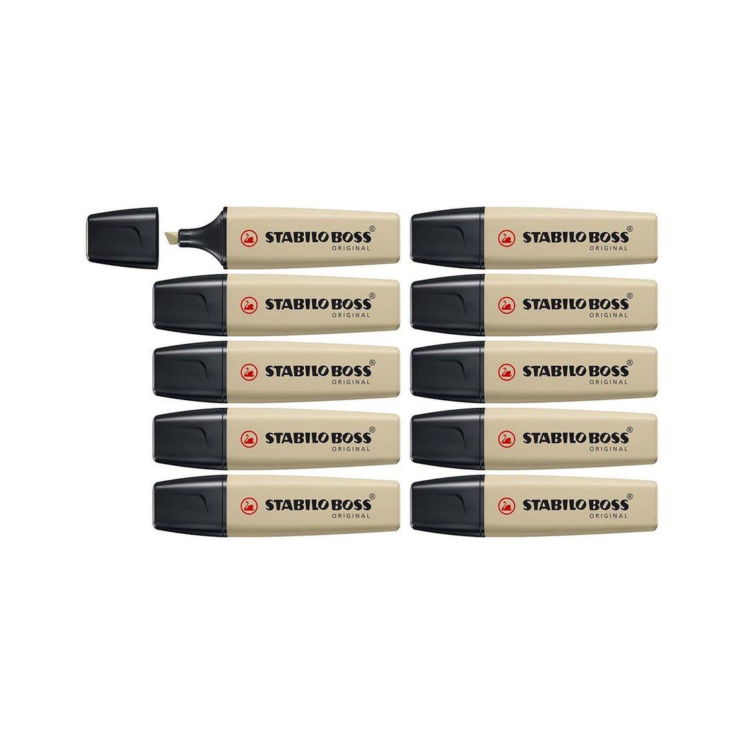 STABILO BOSS ORIGINAL NatureCOLORS Highlighter - Mud Green (10 PCS)
