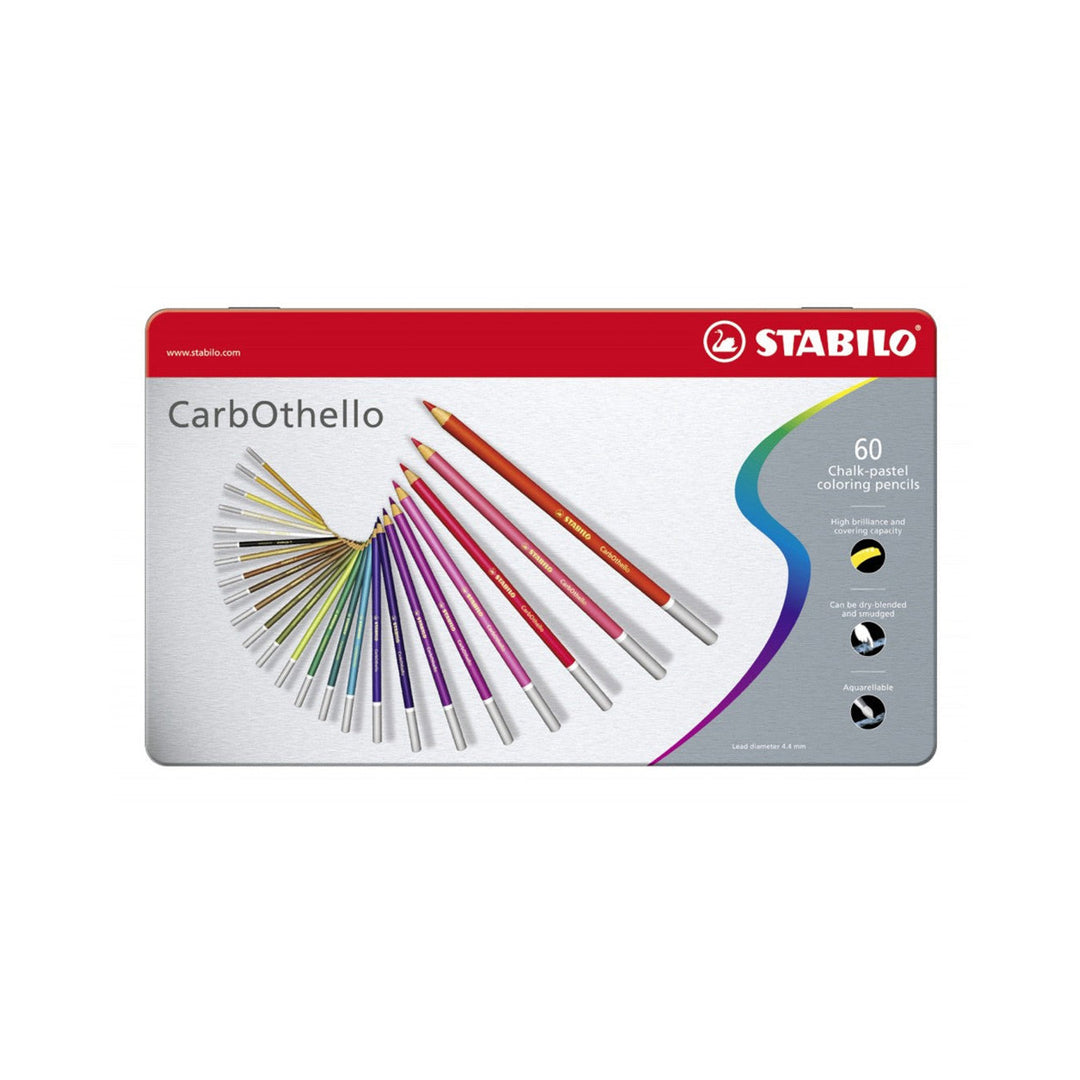 Stabilo | Carbothello Pastel Pencil Set | Pack Of 60 Assorted Colours