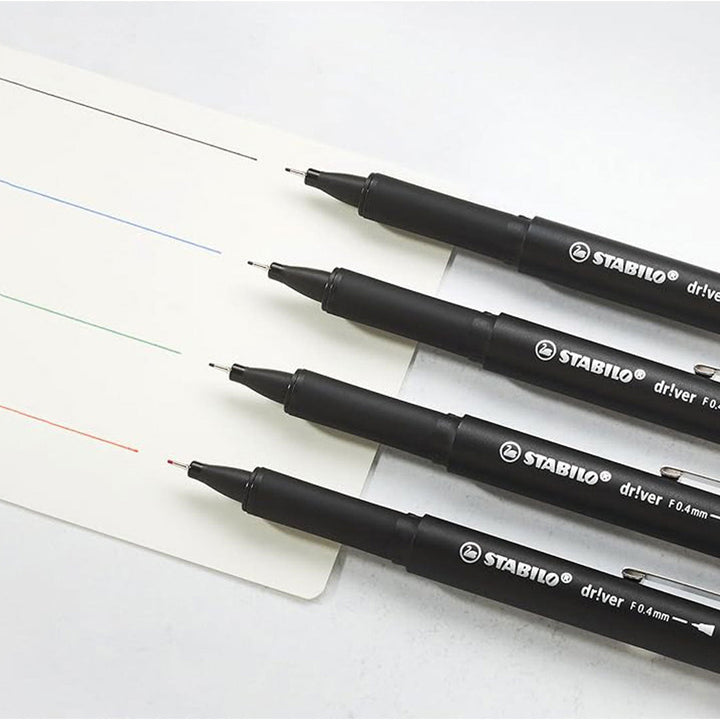 Stabilo | dr!ver Series | Premium Fineliner | 0.4mm | Fine | Green