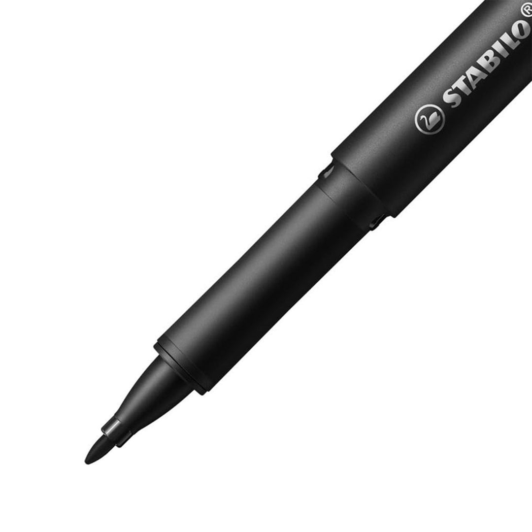 Stabilo | dr!ver Series | Premium Fineliner &amp; Felt Tip | Pack of 4 | 0.8 MM | Black, Blue, Green, Red
