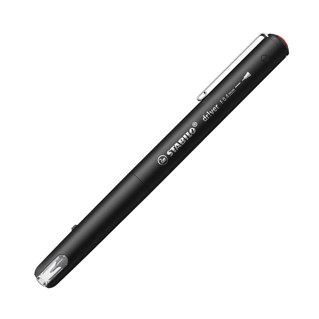 Stabilo dr!ver Premium Fineliner Red – Fine Nib, Pack of 5