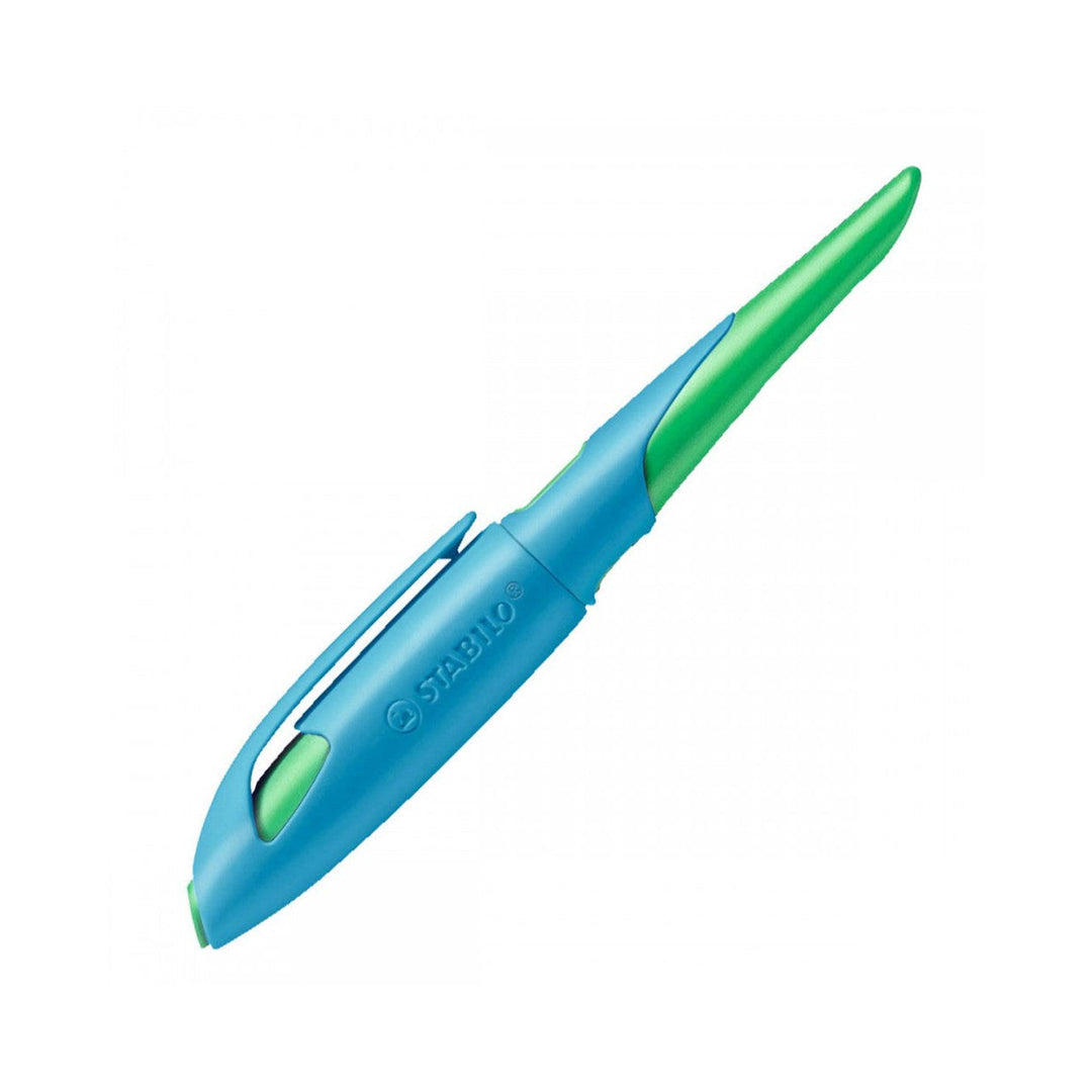 Stabilo | Easy Birdy | Fountain Pen | Left Handed | Sky Blue-Grass Green | Medium nib
