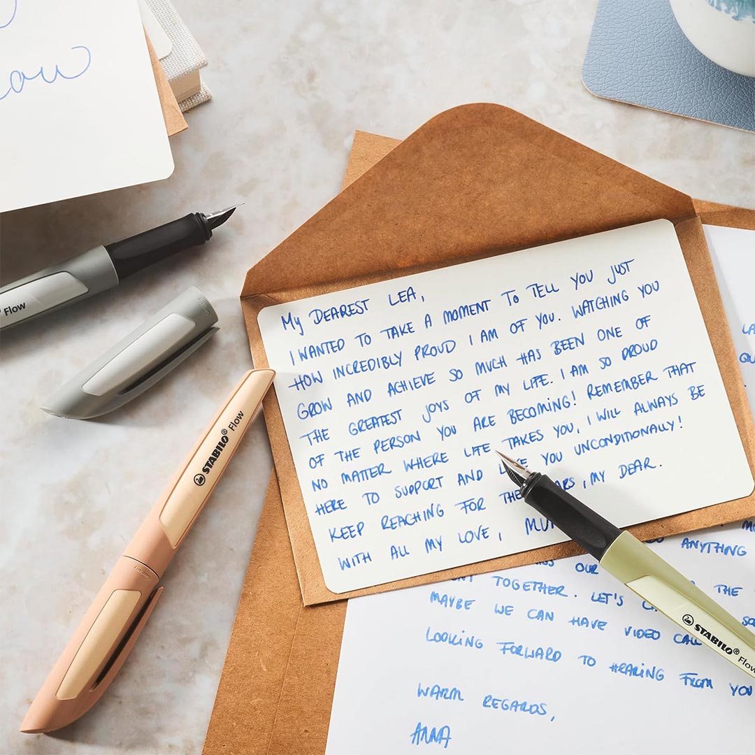 Stabilo | Fountain Pen | Flow Monochrome | Medium Nib | Khaki