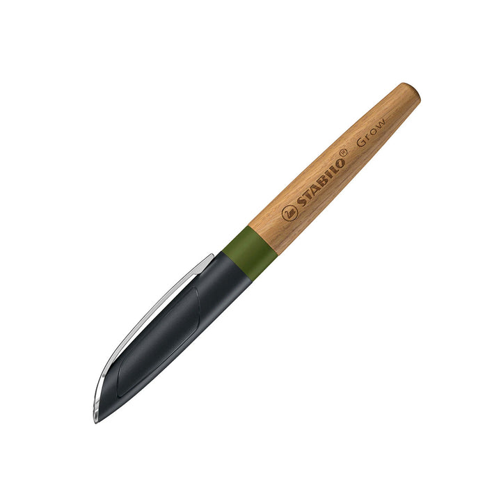STABILO Grow Ballpoint Pen – Moss Green &amp; Oak