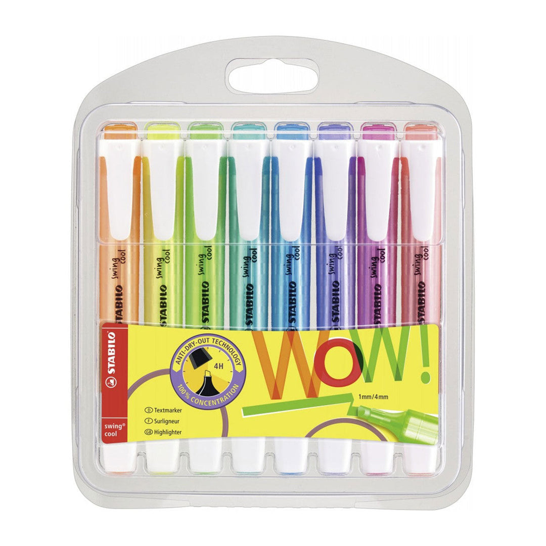 Stabilo | Swing Cool | Pack Of 8Pcs | Highlighter Pen