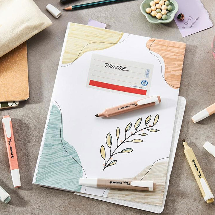 Stabilo | Swing Cool | Nature Colors | Umber | Pack Of 10 | Highlighter Pen