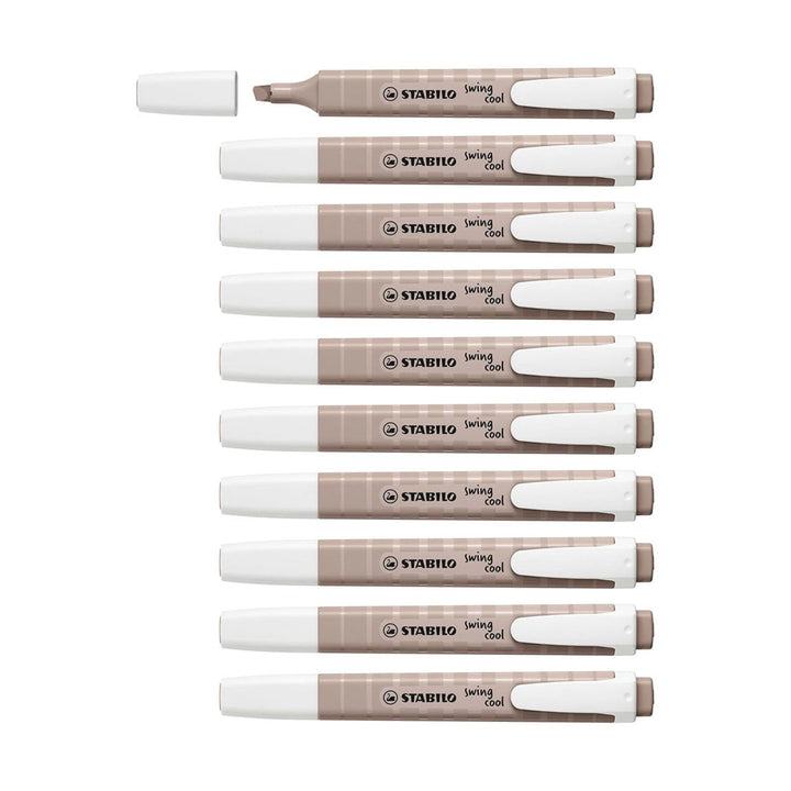 STABILO Swing Cool NatureCOLORS Highlighter – Warm Grey (10 PCS)
