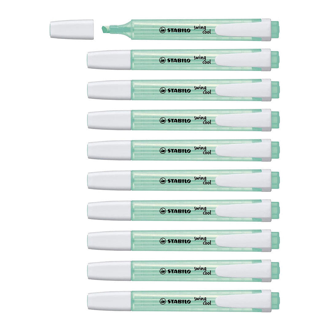 Stabilo | Swing Cool | Turquoise | Pack Of 10Pcs | Highlighter Pen