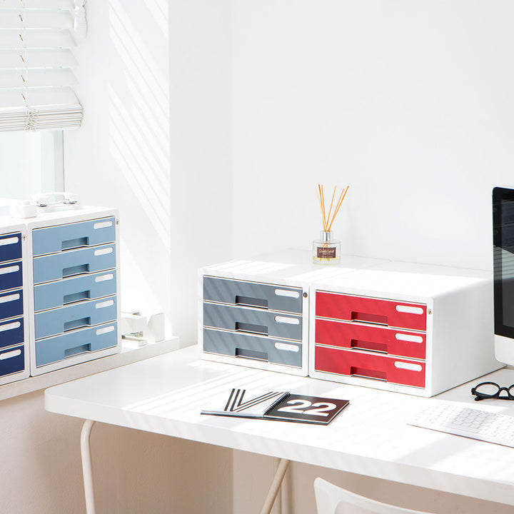 Sysmax | Lockable File Cabinet | 5 Drawers | Mint | Deluxe Color | For Office School  &amp; Hospital