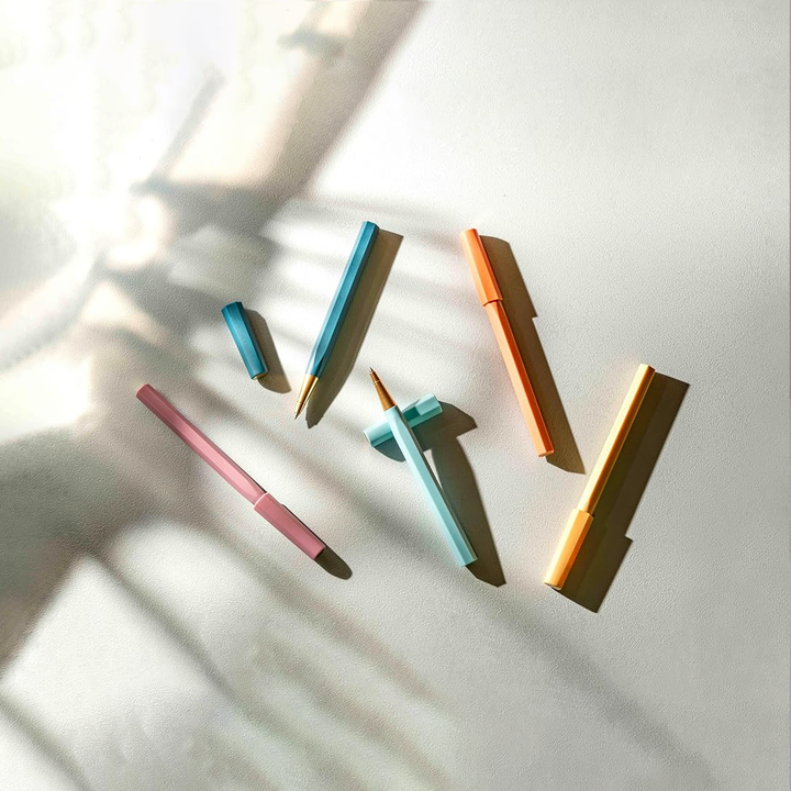 Ystudio Glamour Evolve Sustainable Rollerball Pen - Sunset Orange