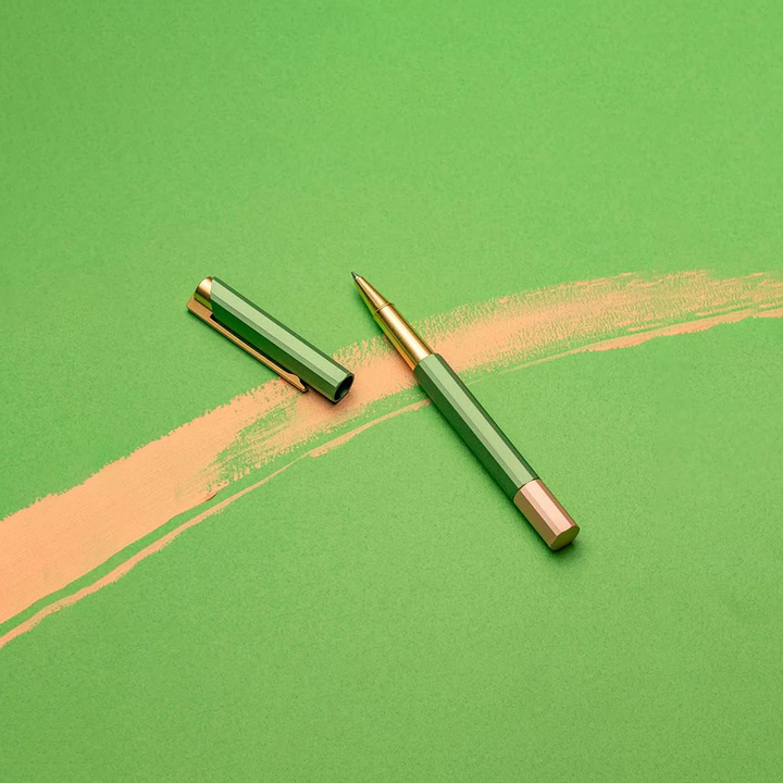 Ystudio Glamour Evolve Series – Bihex Rollerball Pen (Green)