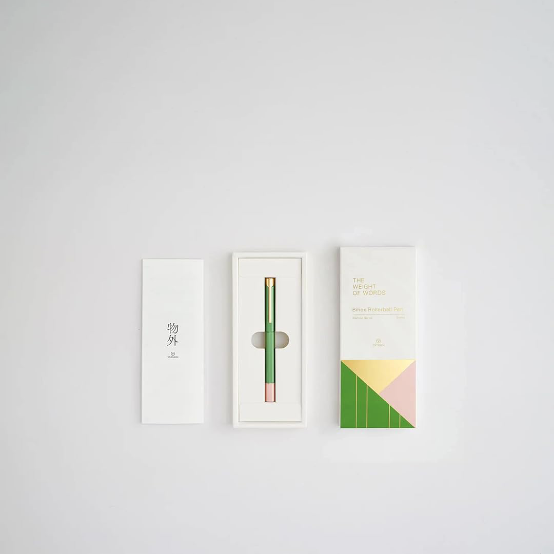 Ystudio Glamour Evolve Series – Bihex Rollerball Pen (Green)