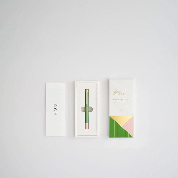 Ystudio Glamour Evolve Series – Bihex Rollerball Pen (Green)