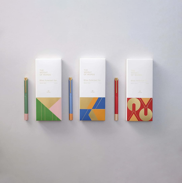 Ystudio Glamour Evolve Series – Bihex Rollerball Pen (Green)