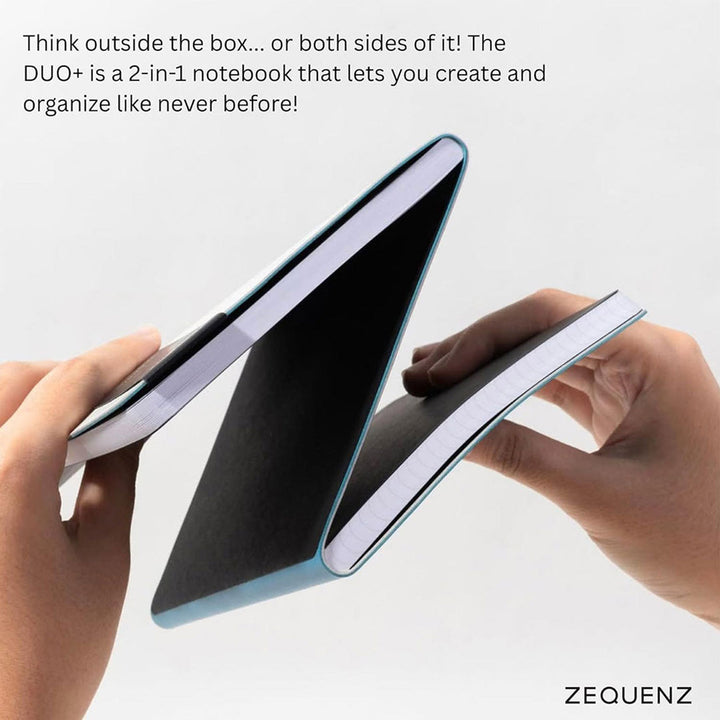 Zequenz A6 Notebook – Alpine Sunset | Ruled &amp; Blank | 320 Pages, 70 GSM |Handmade|Ideal for Journaling &amp; Note-Taking | DUO+ Series
