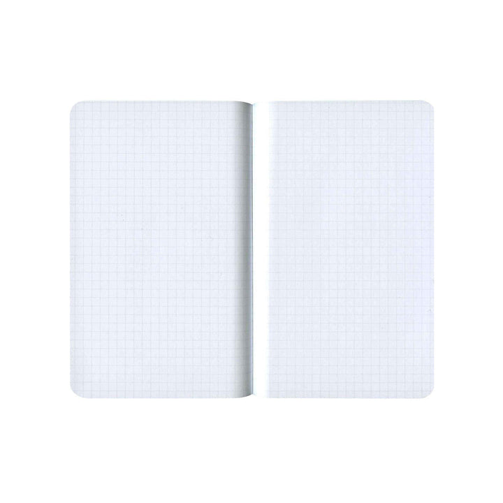 Zequenz A6 Notebook – Dark Grey | Squared | 128 Sheets, 70 GSM | Soft Cover Journal | Galaxy Series