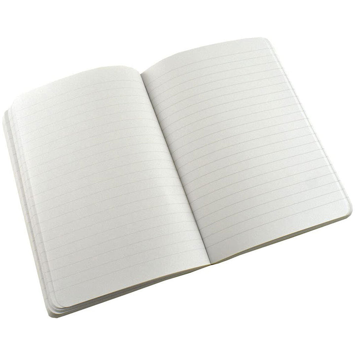 Zequenz B6 Ruled Notebook – Black | Roll - up journal | 200 Sheets, 70 GSM | 360° Flexible Soft Cover| Classic Signature Series - Aarcaai