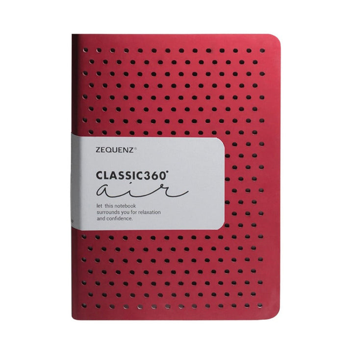 Zequenz Air A5 Dotted Notebook - Red