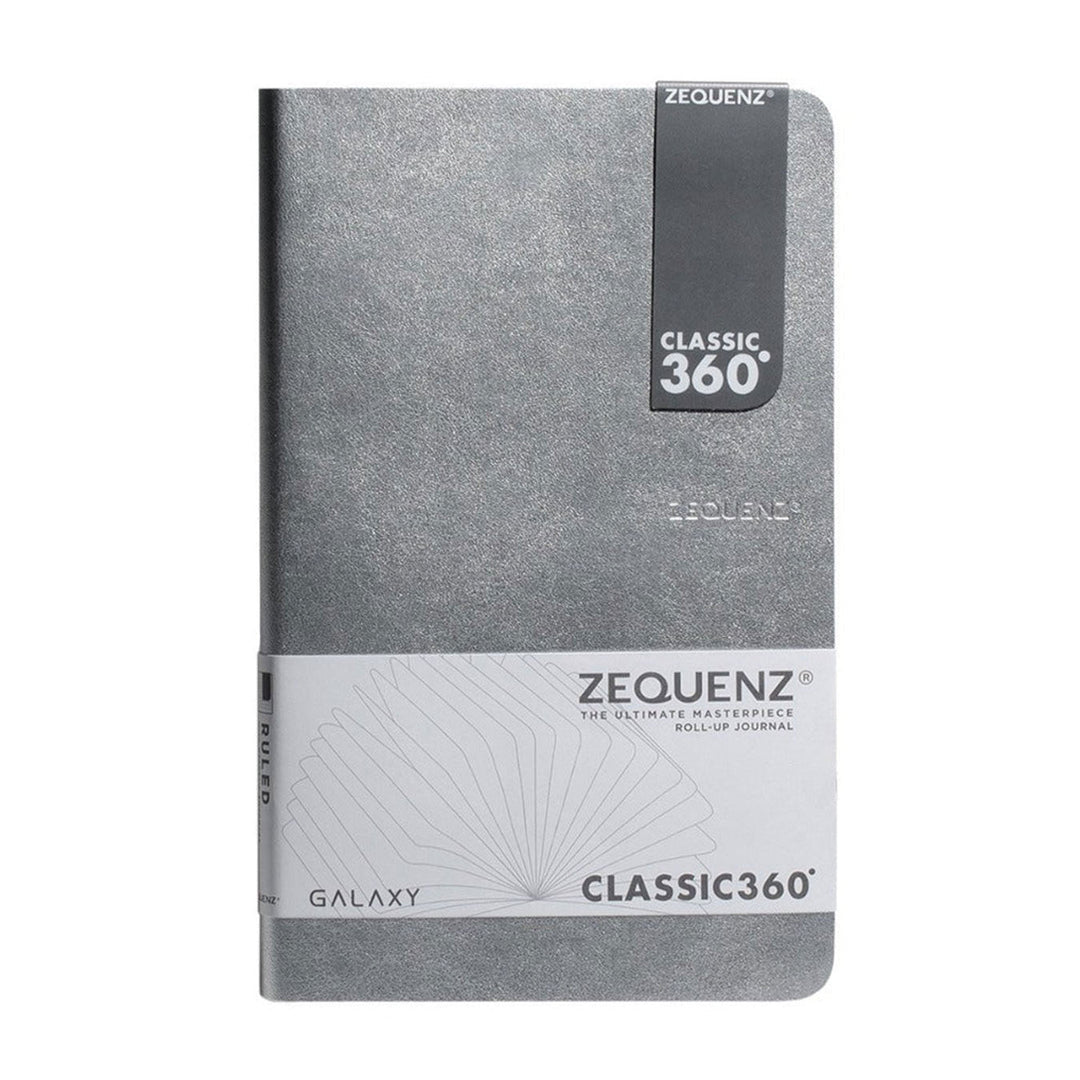 Zequenz Galaxy Series A5 Blank Notebook – Silver