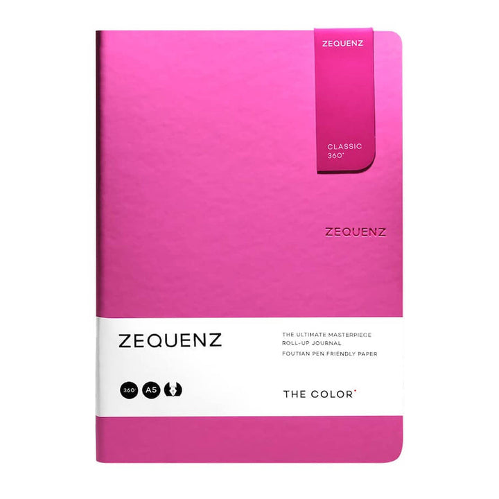 Zequenz The Color A5 Ruled Notebook – Magenta