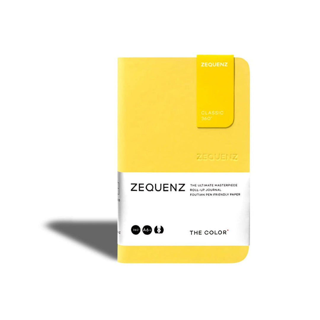 Zequenz The Color Series A6 Blank Notebook – Mustard Edition