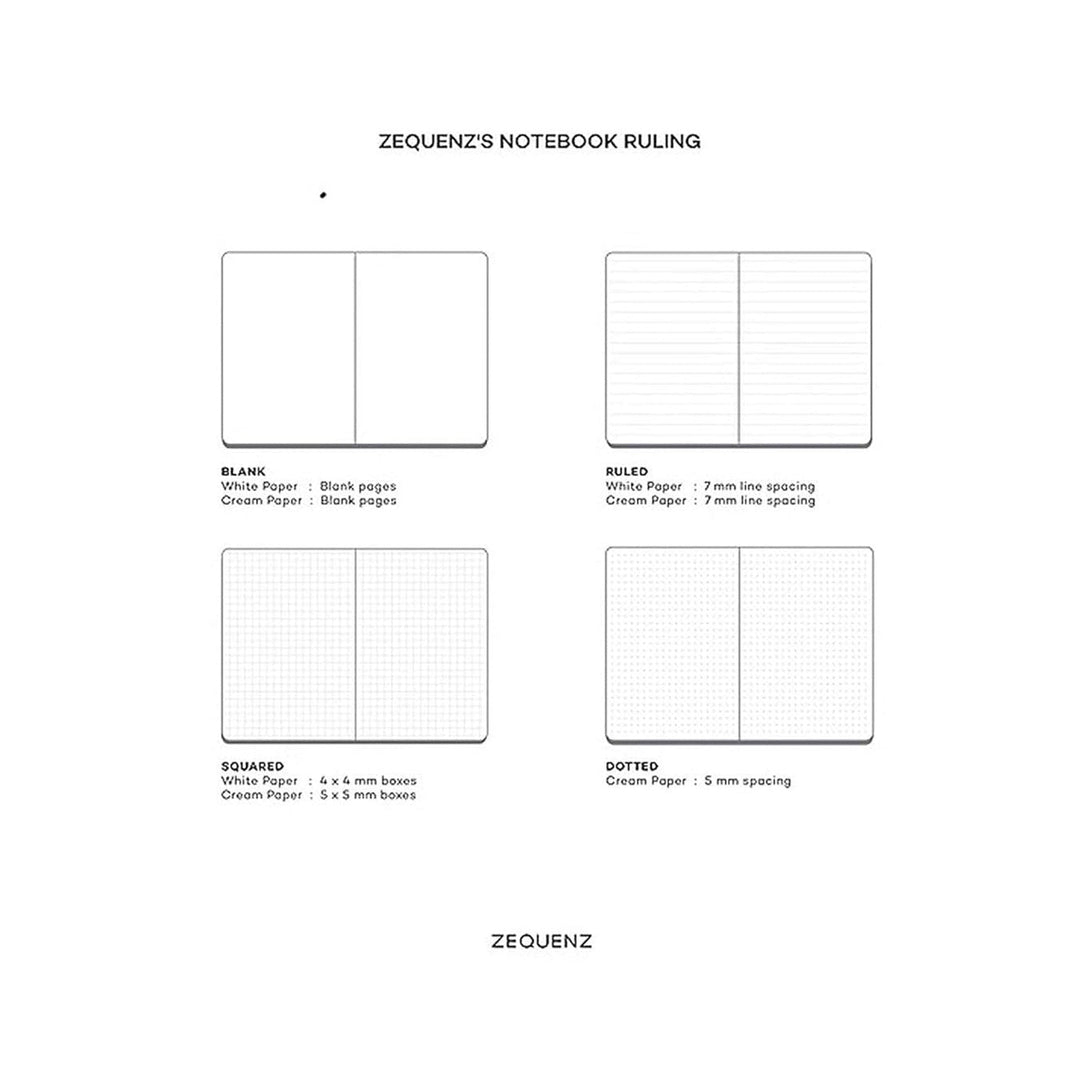 Zequenz The Color A6 Ruled Professional Notebook – Storm