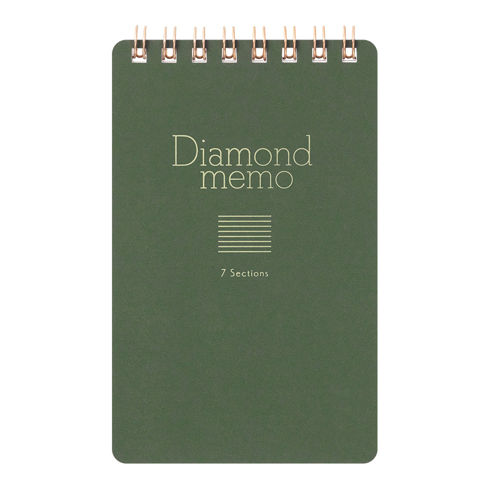 Midori [LIMITED EDITION] Diamond Memo <M> 7 Sections Green