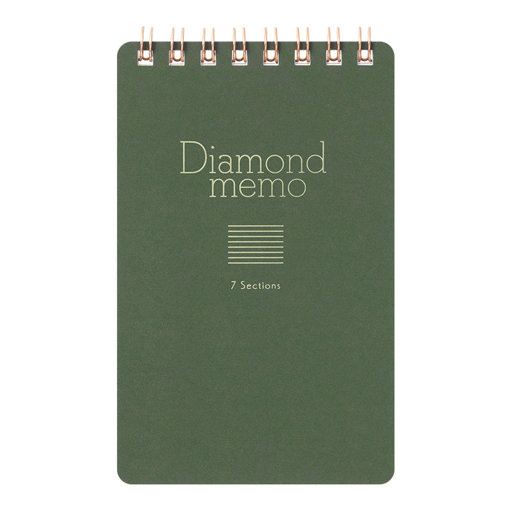 Midori [LIMITED EDITION] Diamond Memo <M> 7 Sections Green