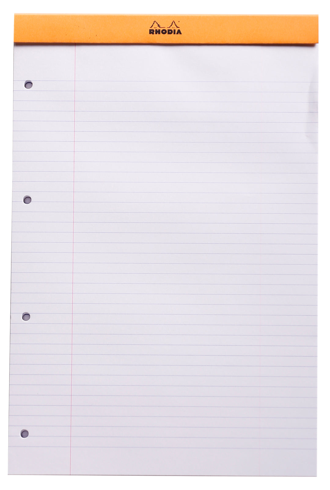 Rhodia Basics Four Punched Stapled Lined Notepad - A4+