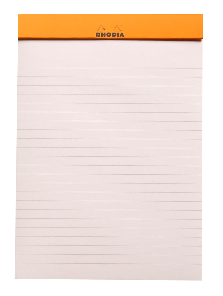 Rhodia Basics coloR Stapled Line Ruled Notepad - A4