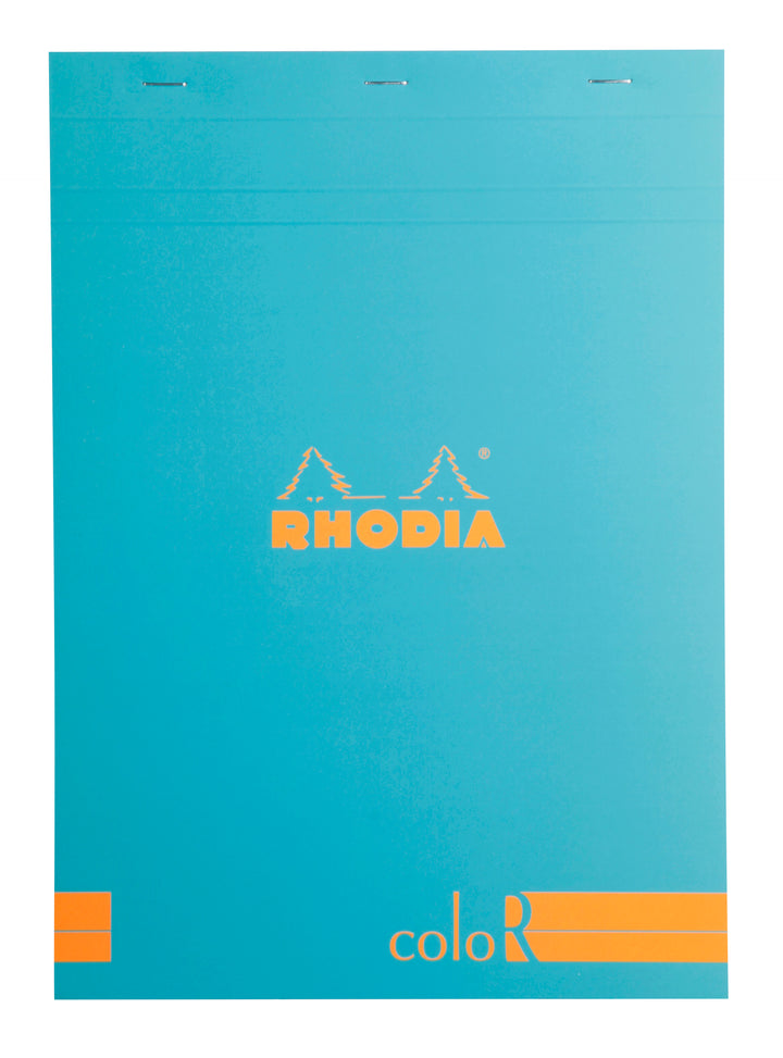 Rhodia Basics coloR Stapled Line Ruled Notepad - A4