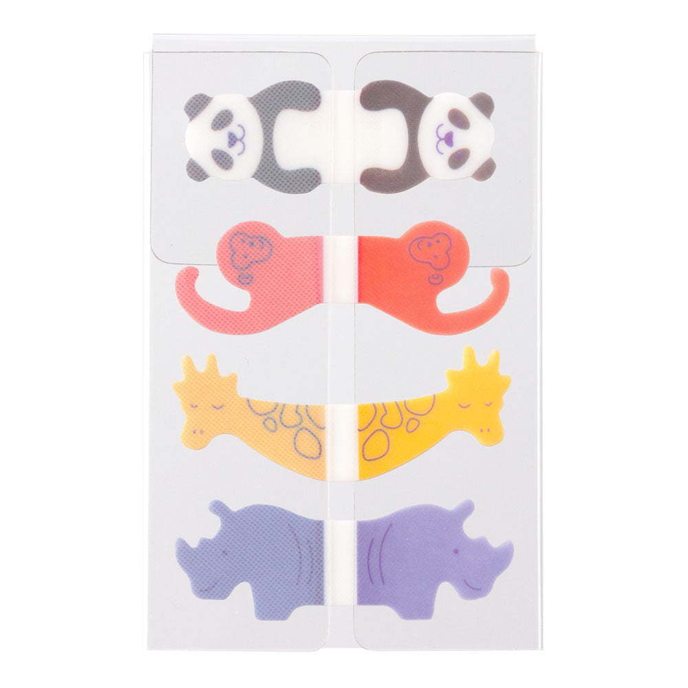 Midori Sticky Memo Film Index Sticky Notes <Zoo>