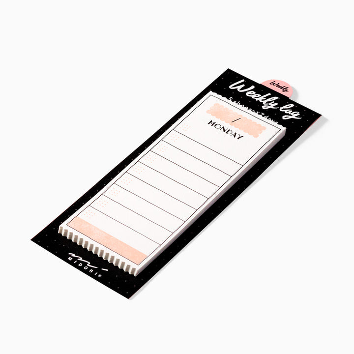 Midori Sticky Notes Journal Weekly Colorful
